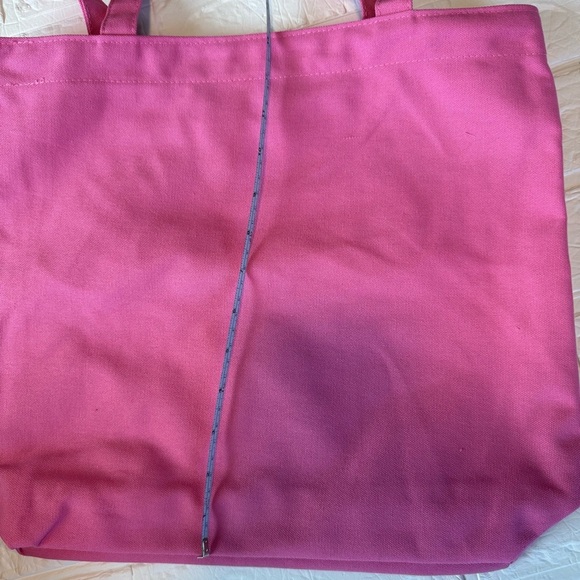 Pink Tote Bag with Clear Panel - Picture 2 of 9